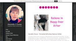 Desktop Screenshot of amandajevans.com